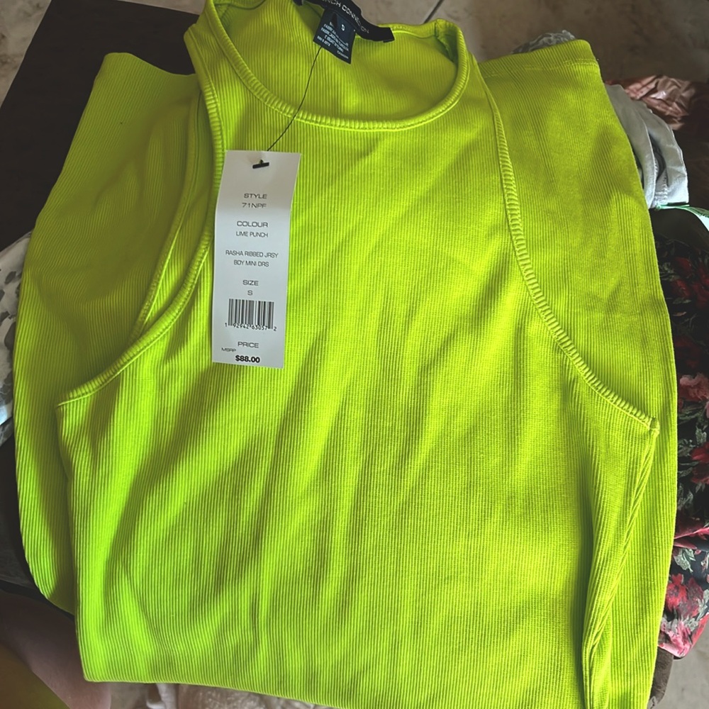 French Connection Lime Punch Dress